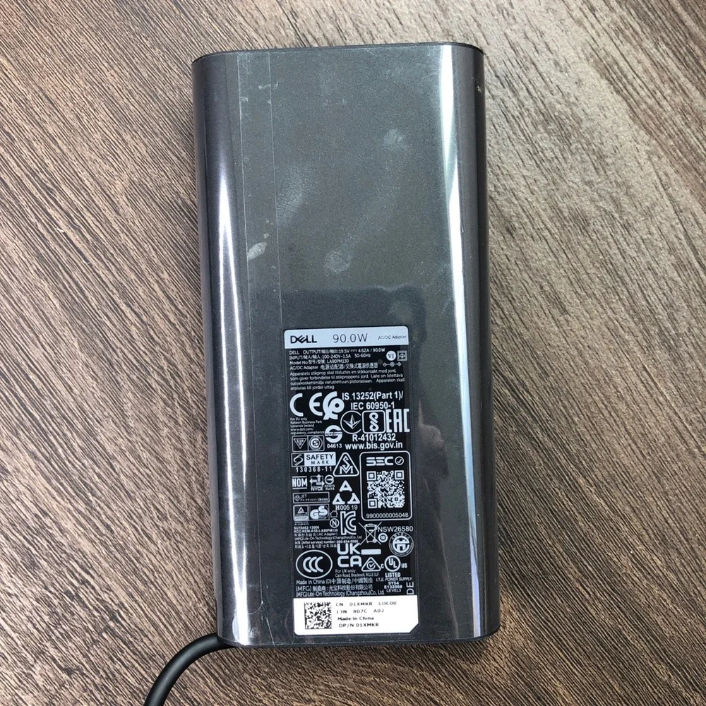 Dell Slim Power Adapter, 90-Watt (MKN5F)